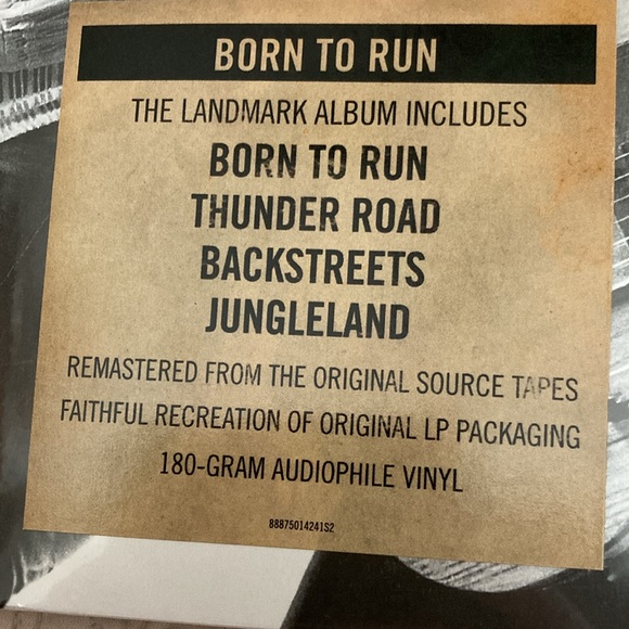 Born to Run Remastered Never Opened Album - Picture 3 of 3
